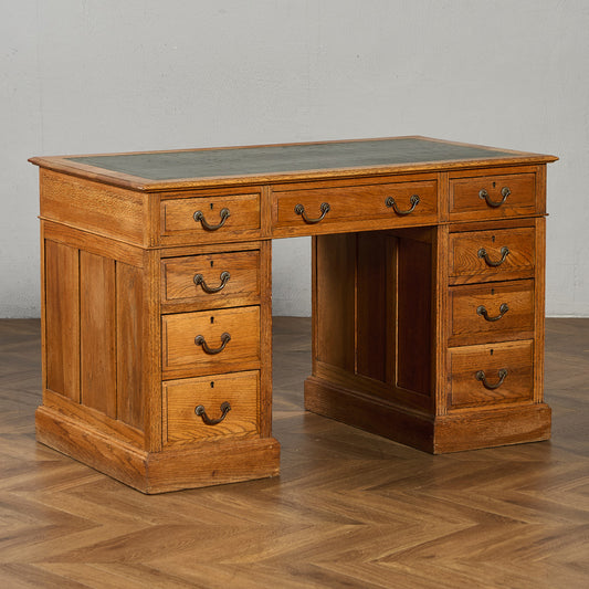 英国 クラシック 両袖デスク