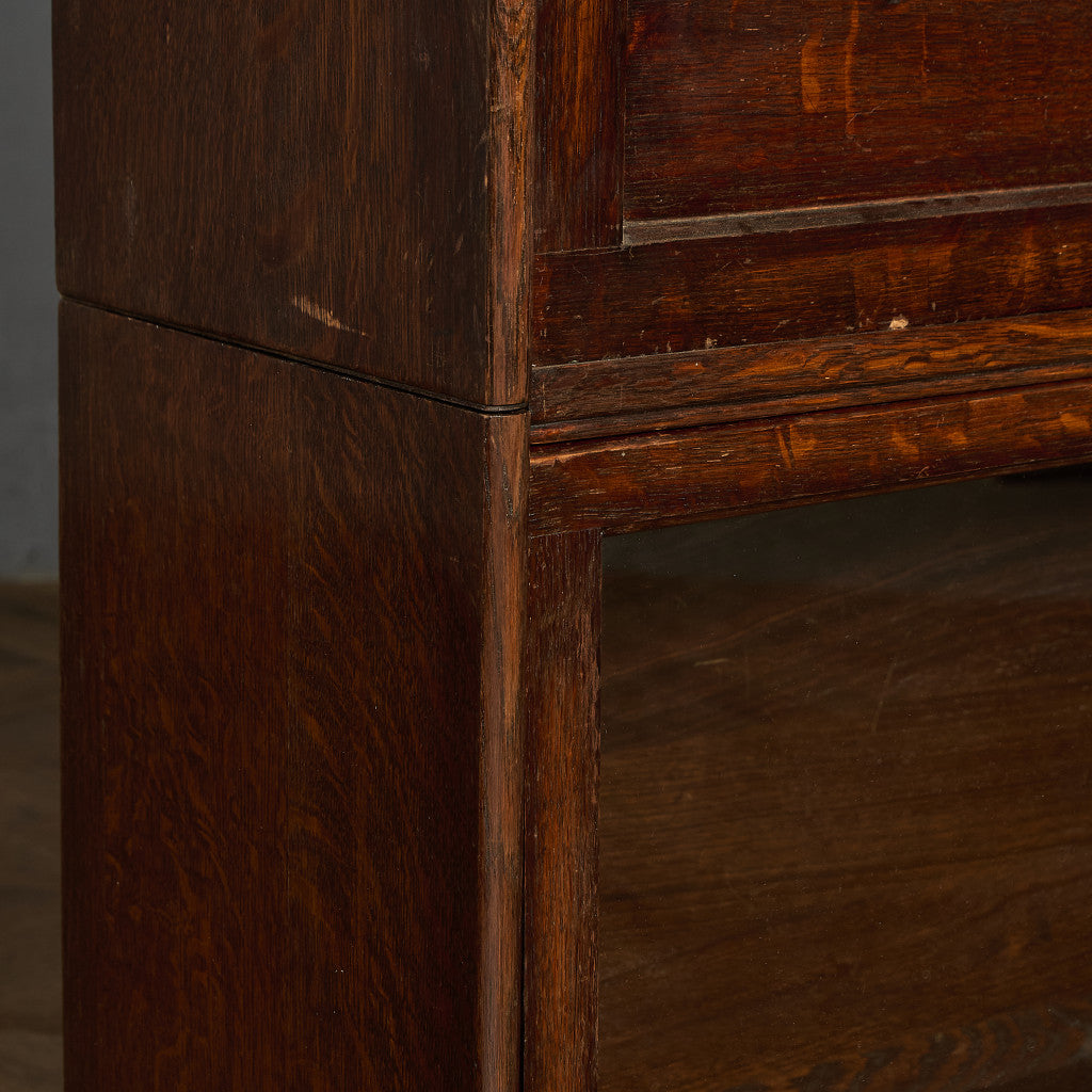 英国 クラシック スタッキング ビューロー ブックケース