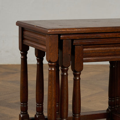 英国 クラシック ネストテーブル サイドテーブル