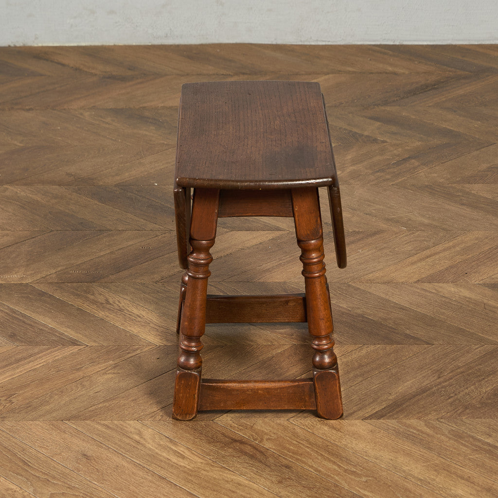 英国 クラシック ターントップ ドロップリーフ サイドテーブル