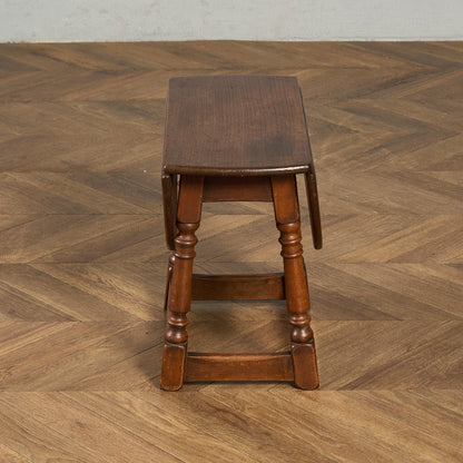 英国 クラシック ターントップ ドロップリーフ サイドテーブル