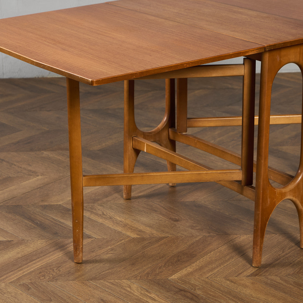 イギリス ヴィンテージ ドロップリーフ ゲートレッグテーブル