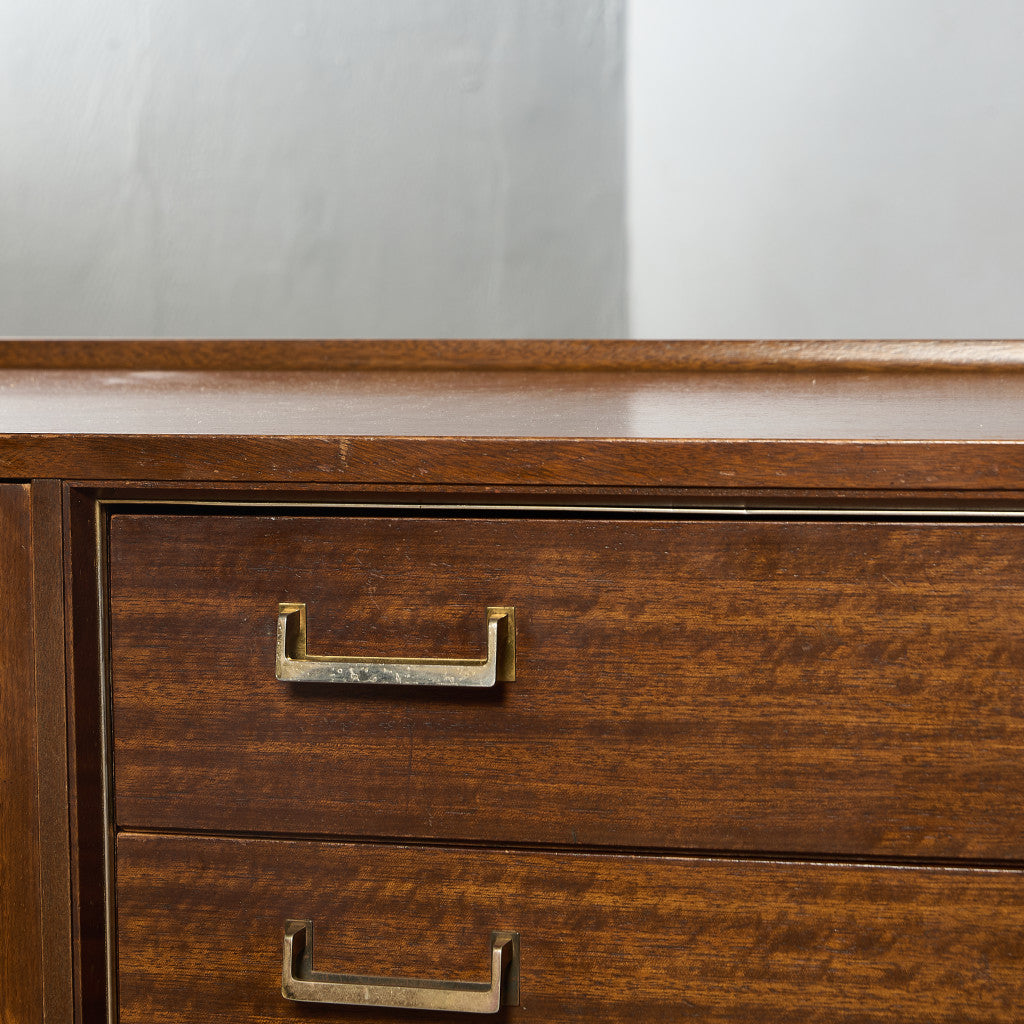 Brass-fitted Tola  ヴィンテージ サイドボード (4005)