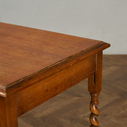 英国 クラシック バーリーシュガー ツイストレッグ サイドテーブル