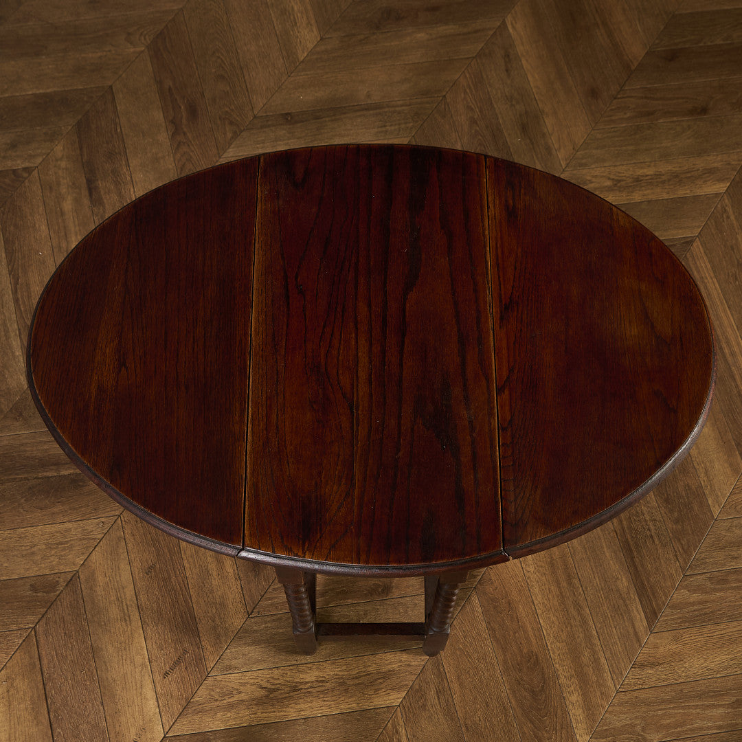 英国 クラシック ドロップリーフ ゲートレッグテーブル #97309