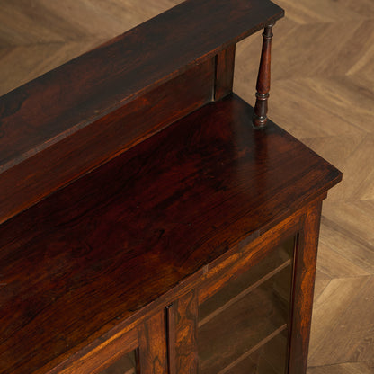 英国 クラシック ガラス キャビネット