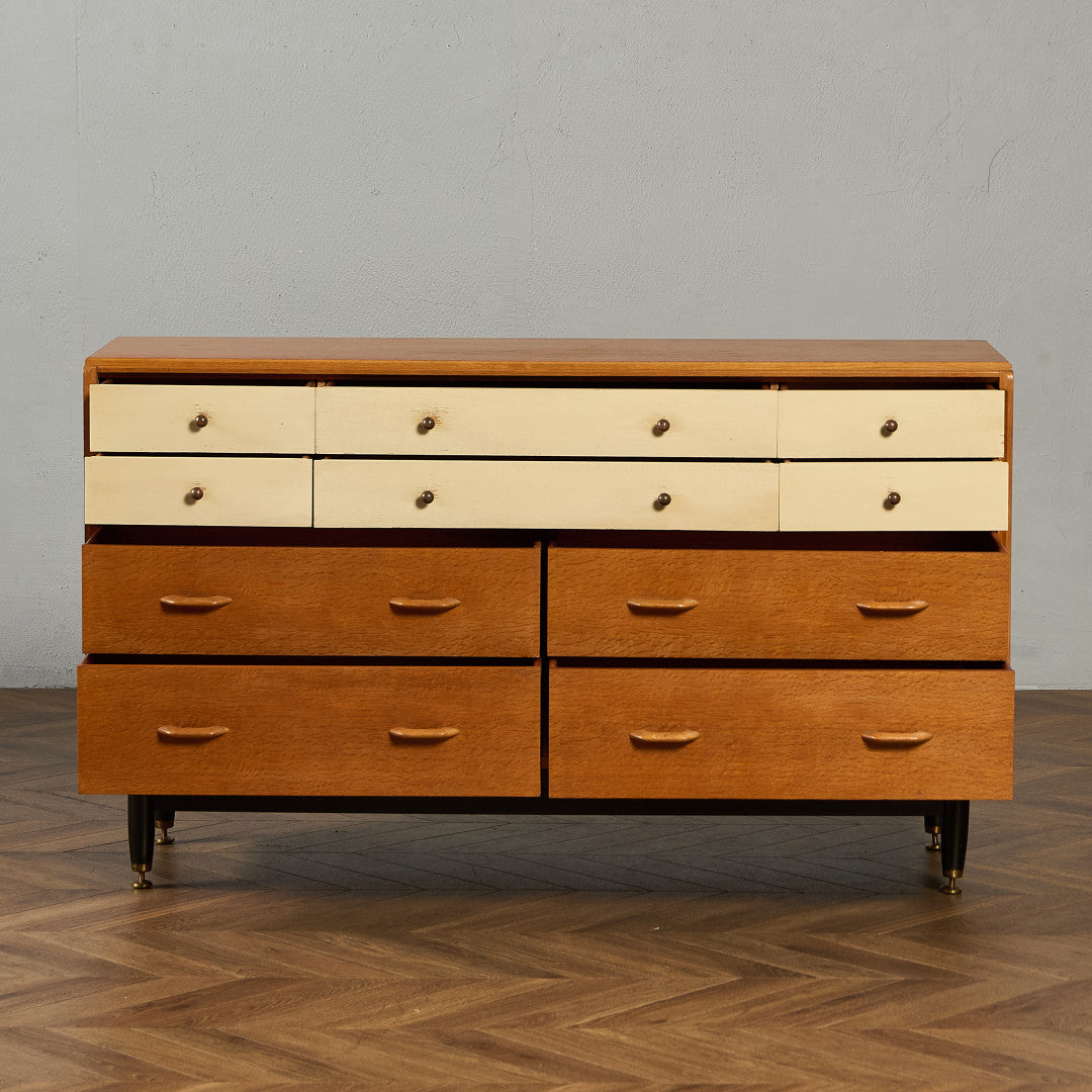 Chinese white ドロワー チェスト (B897)