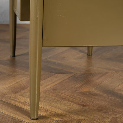 ベルギー ヴィンテージ 片袖 デスク