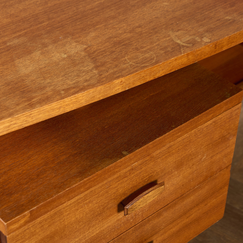 Quadrille ヴィンテージ デスク 両袖デスク