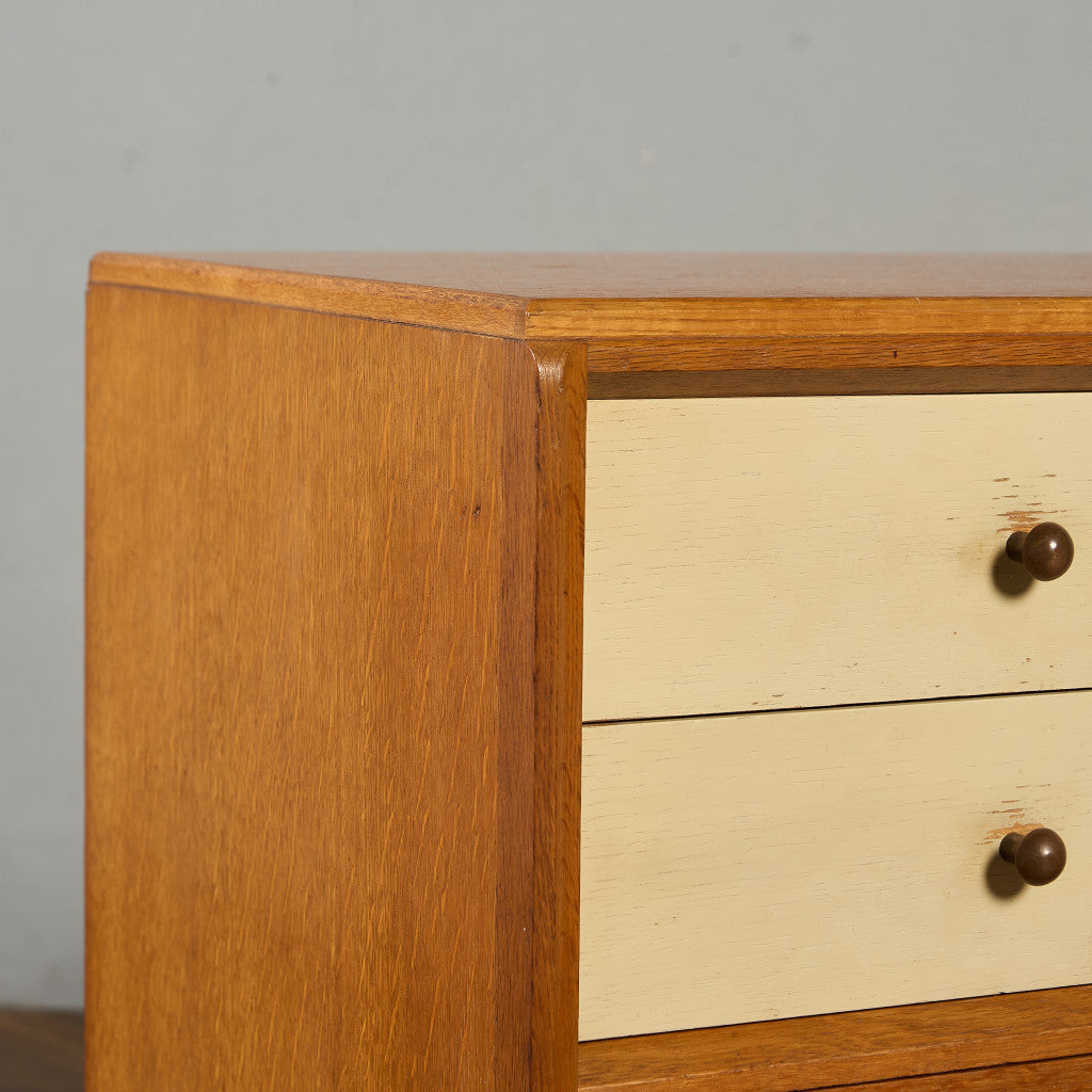 Chinese white ドロワー チェスト (B897)