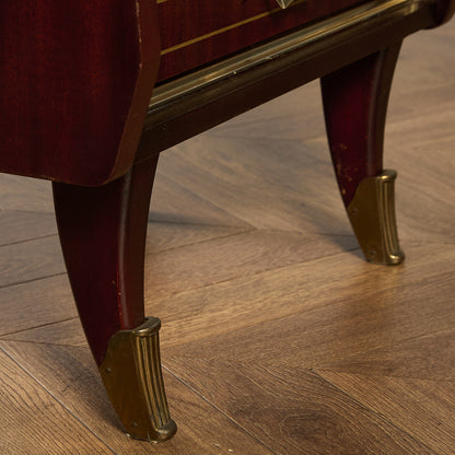 英国 ヴィンテージ ベッドサイド キャビネット