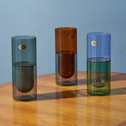 DW VASE Lsize / Amber×Gray