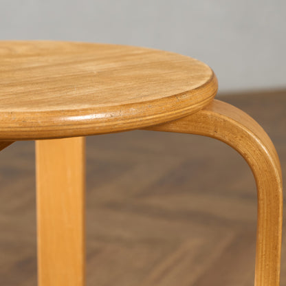 デンマーク LEIKA ヴィンテージ ベントウッド スツール