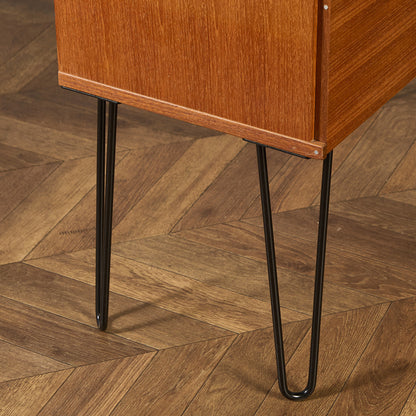 ヴィンテージ キャビネット カスタム アイアン ヘアピンレッグ