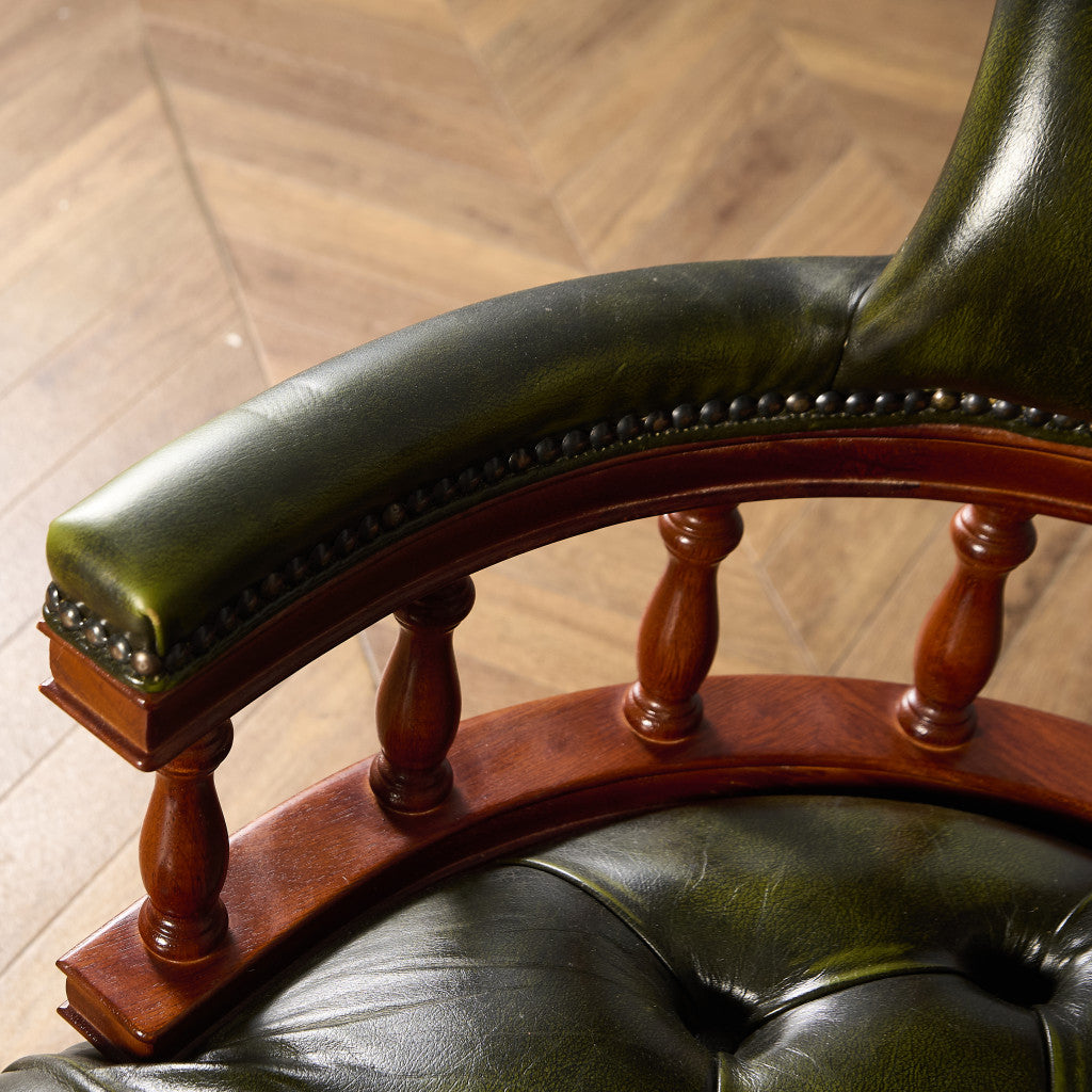 チェスターフィールド キャスターチェア オフィスチェア