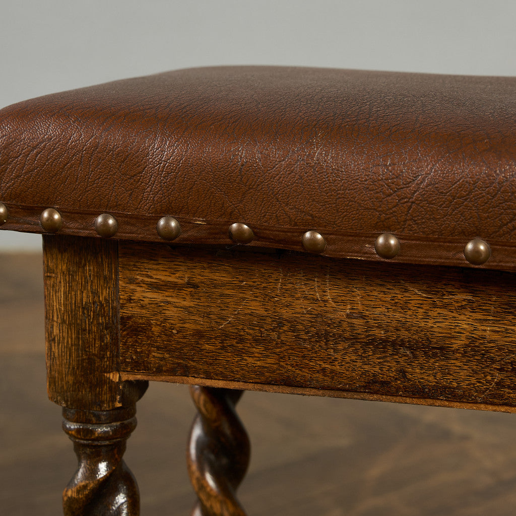 英国 クラシック 収納付 スツール #90015