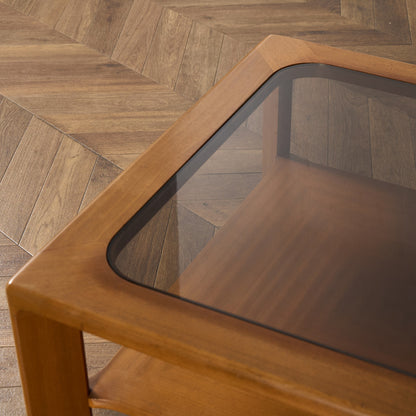 ヴィンテージ  ガラストップ コーヒーテーブル