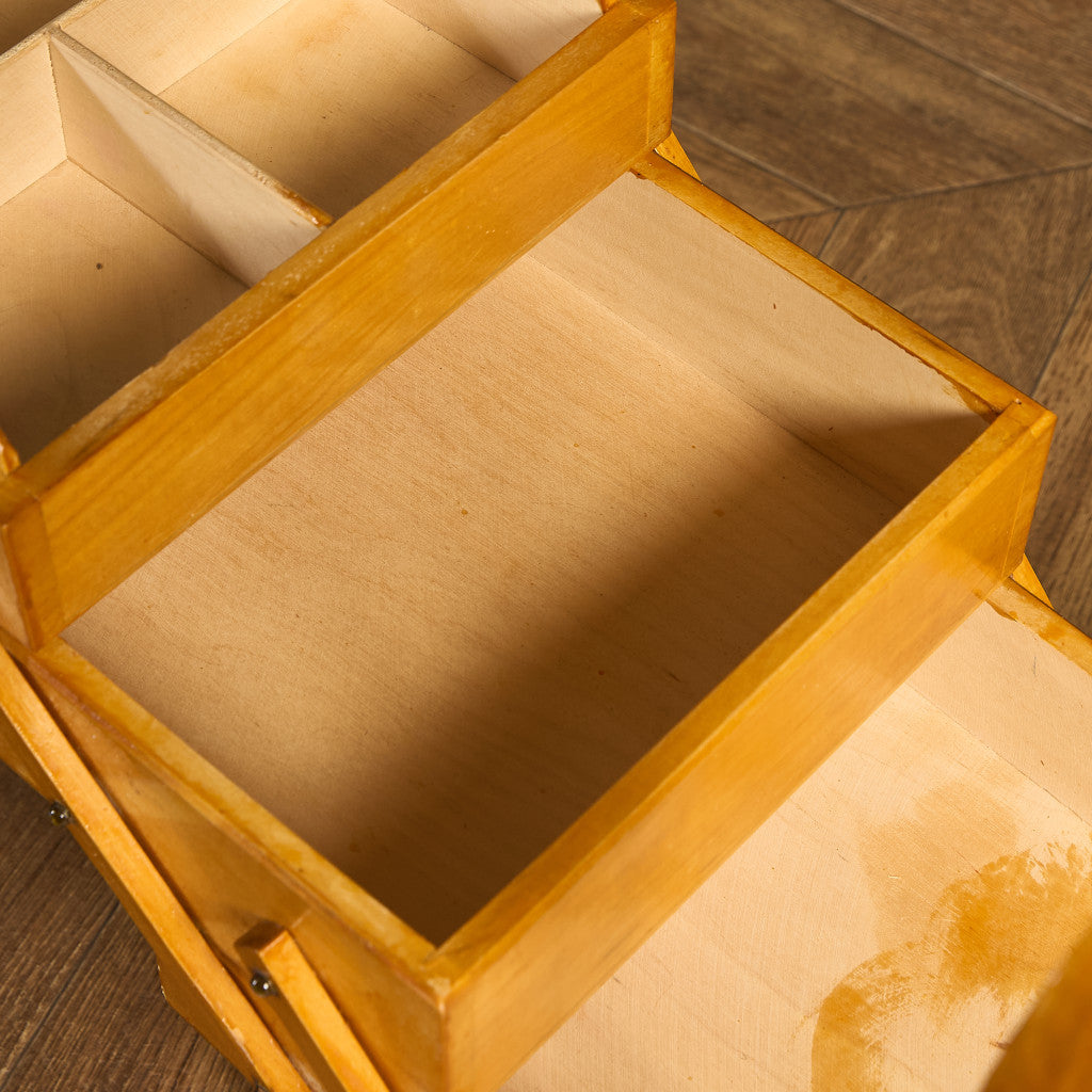 英国 ヴィンテージ ソーイングボックス