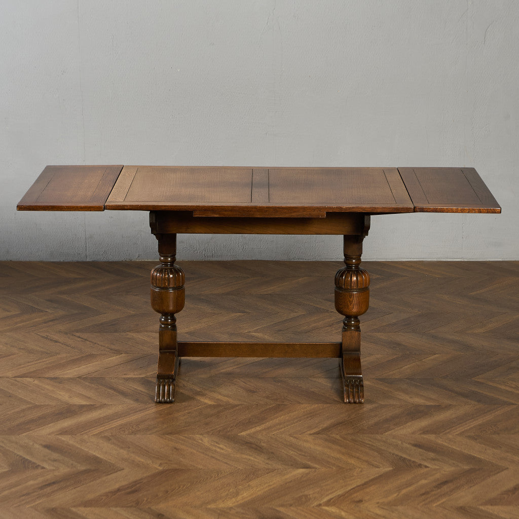 英国 クラシック ドローリーフ ダイニングテーブル