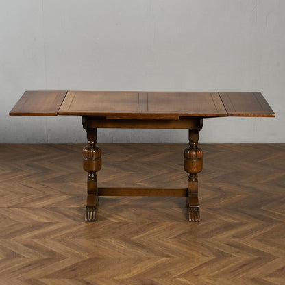 英国 クラシック ドローリーフ ダイニングテーブル