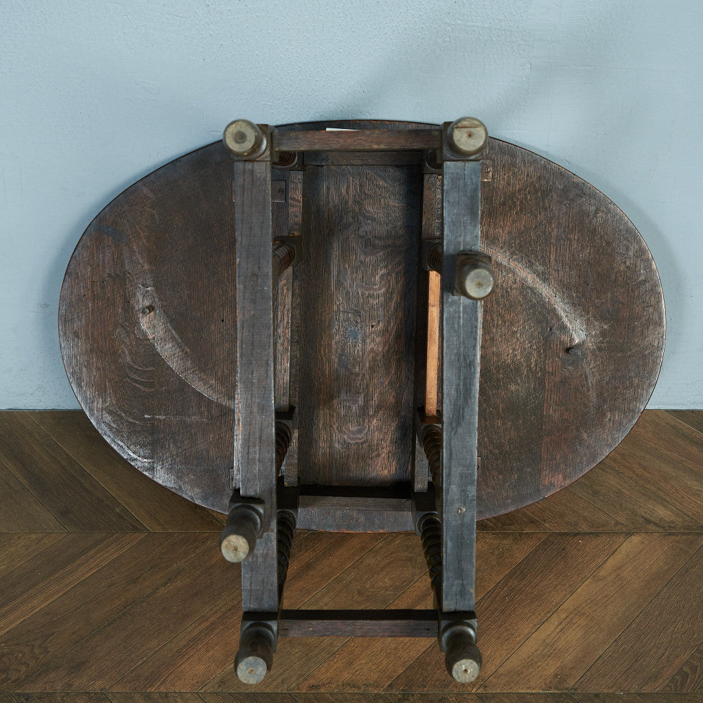 英国クラシック ドロップリーフ ゲートレッグテーブル #83843