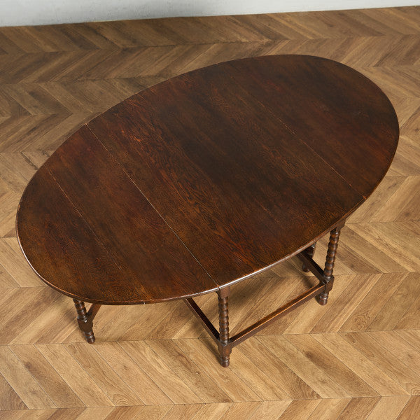 英国 クラシック ドロップリーフ ゲートレッグテーブル