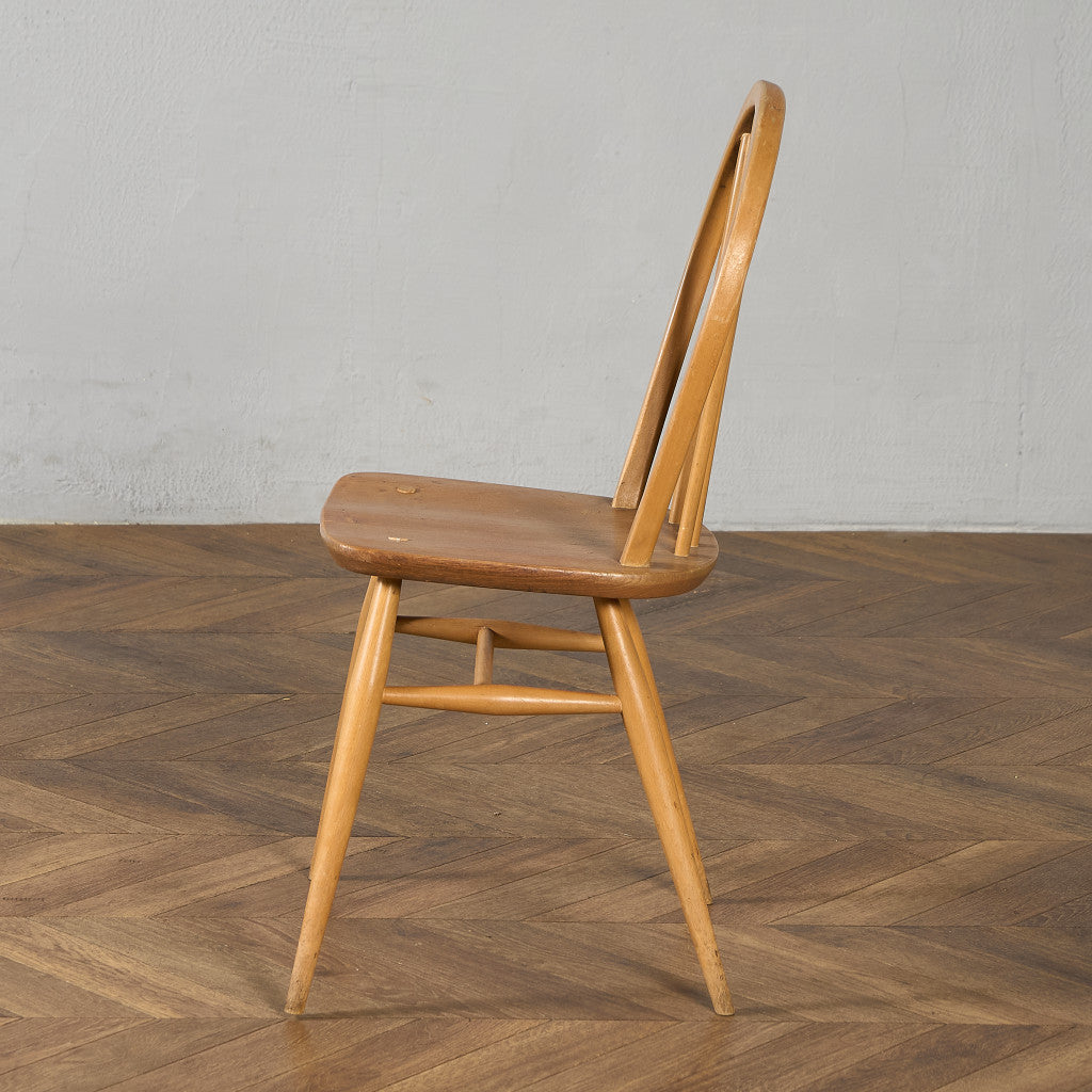 アーコール ERCOL 4本 スポーク フープバックチェア ラウンドゴールド