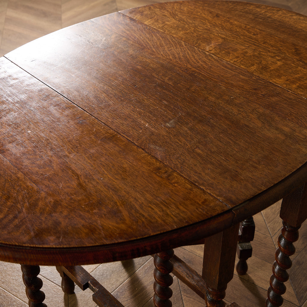 英国 クラシック ドロップリーフ ゲートレッグテーブル