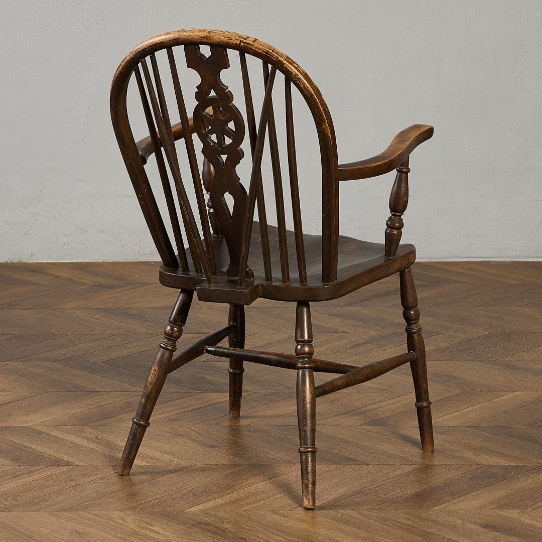 英国 クラシック ホイールバック ウィンザー アームチェア