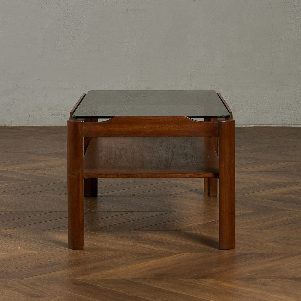 メイヤー myer ヴィンテージ スモークガラストップ コーヒーテーブル