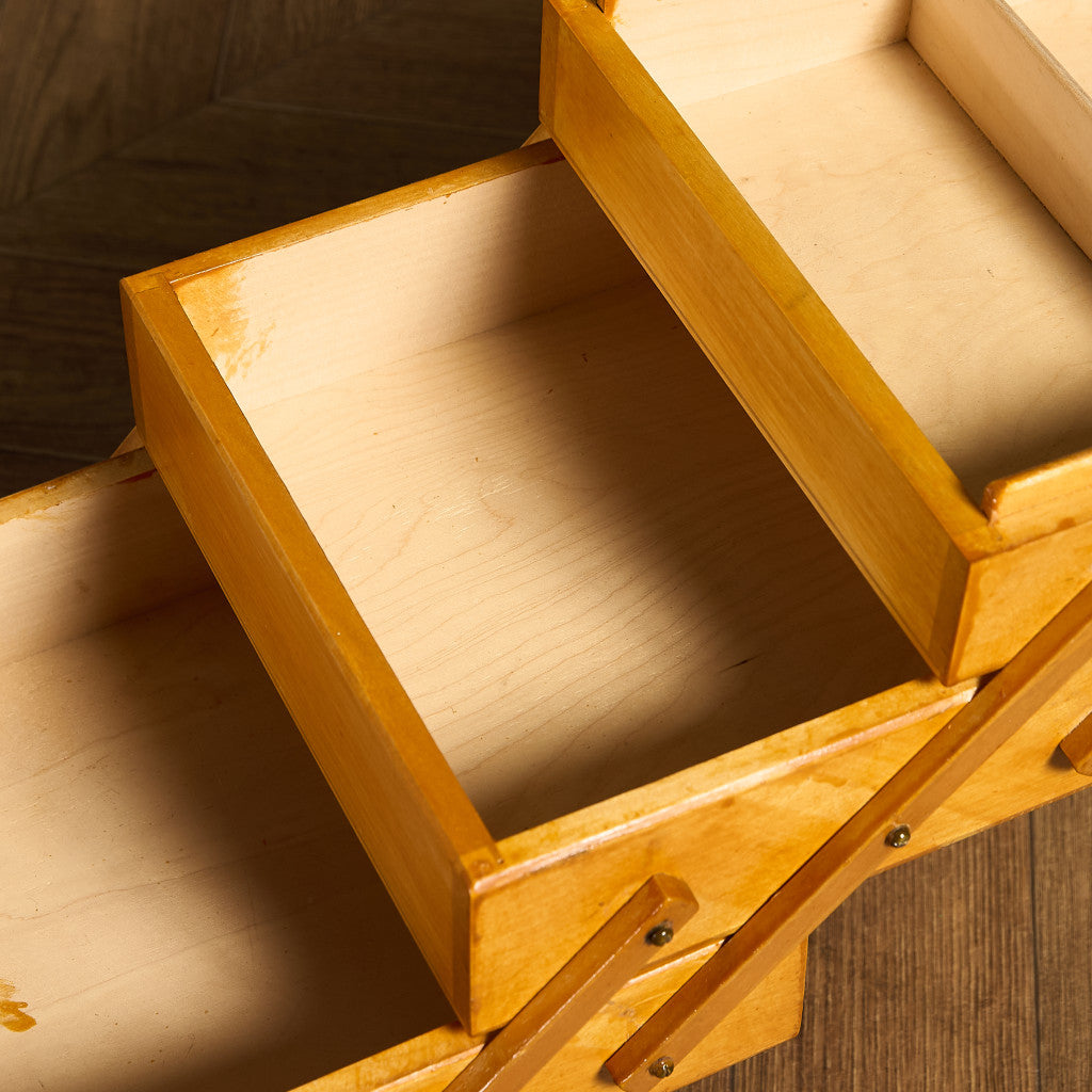 英国 ヴィンテージ ソーイングボックス