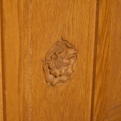 英国 クラシック オーク材 ブランケットボックス