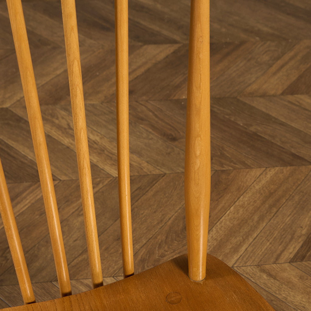 ヴィンテージ スティックバック ハイバックチェア ブルーラベル