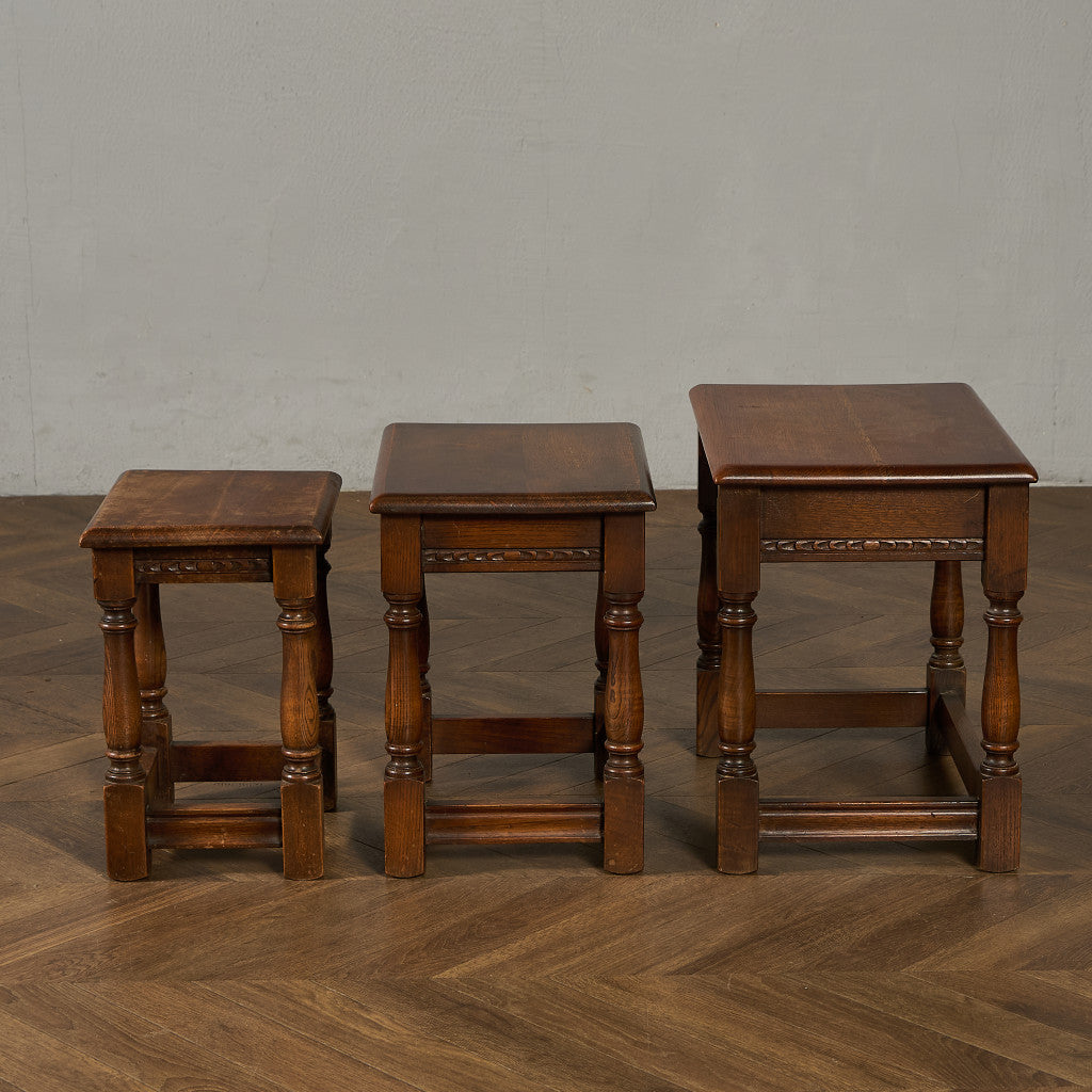 英国クラシック ネストテーブル サイドテーブル