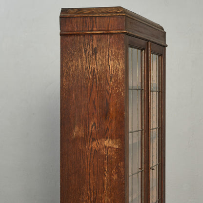 英国 クラシック ブックケース 食器棚