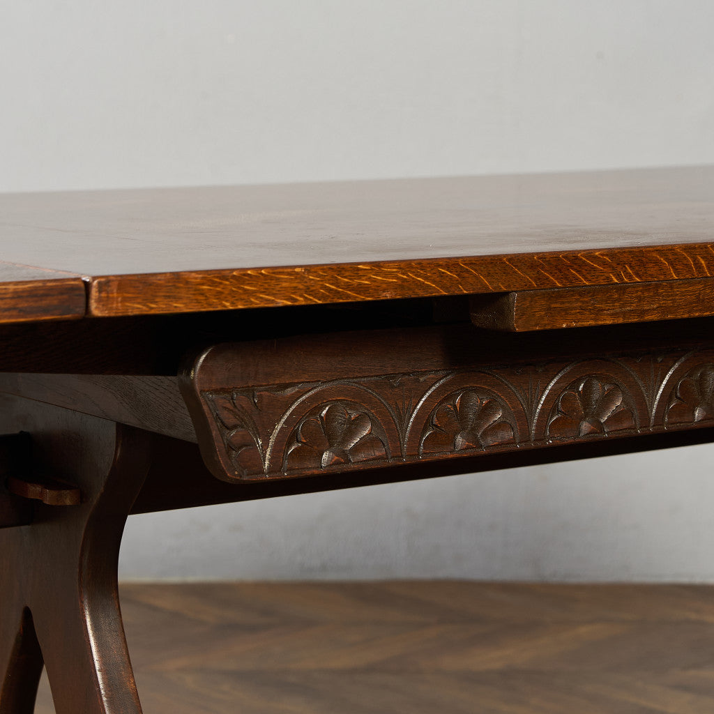 英国 クラシック ドローリーフ ダイニングテーブル