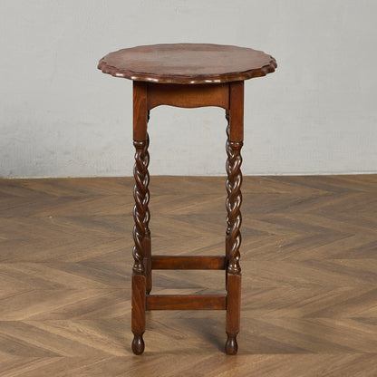 英国 クラシック バーリーシュガーツイスト サイドテーブル