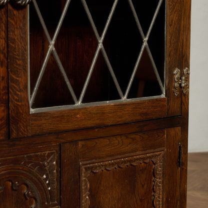 英国 クラシック オーク材 ブックケース