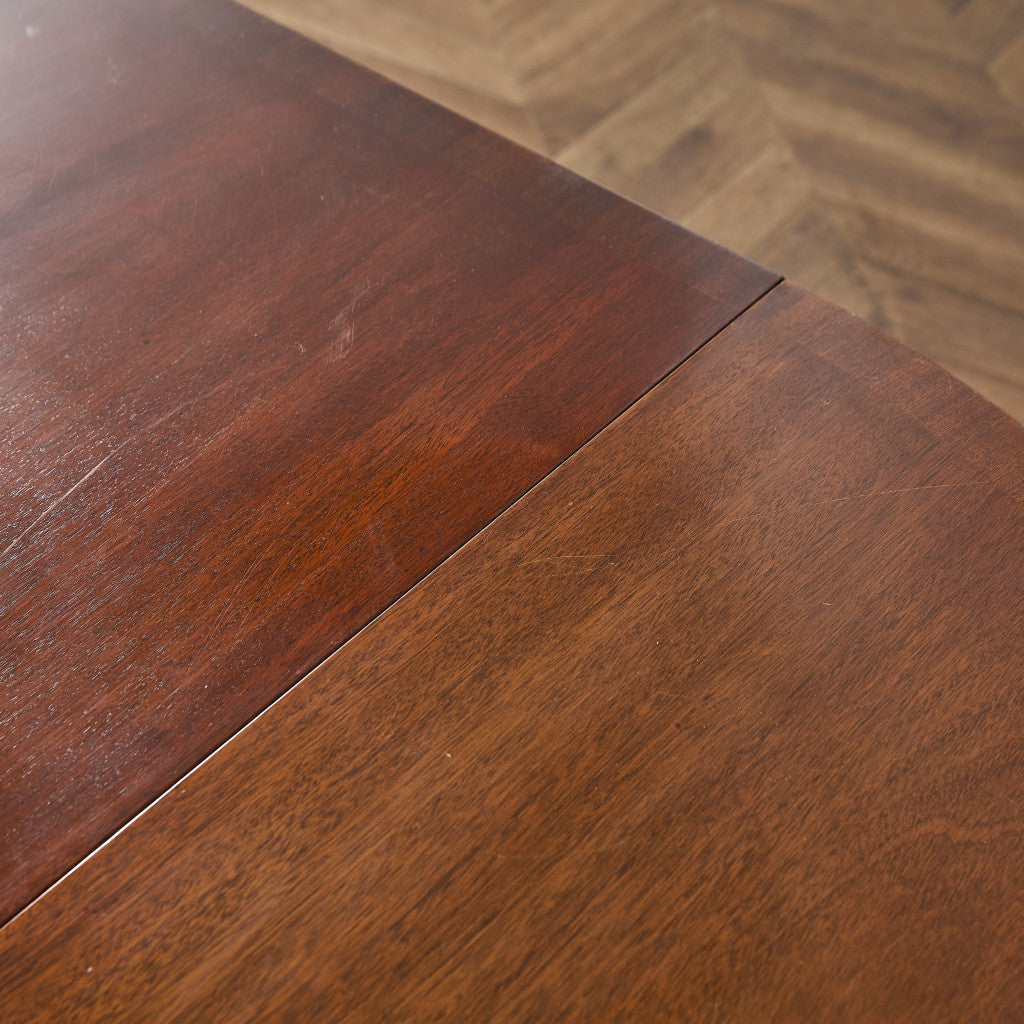 英国 クラシック エクステンション ラウンド ロング ダイニングテーブル