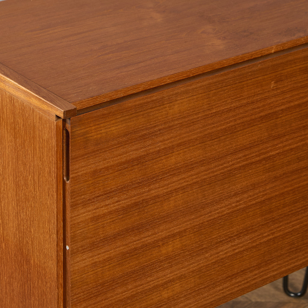 ヴィンテージ キャビネット カスタム アイアン ヘアピンレッグ