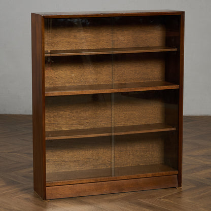 ヴィンテージ ガラスキャビネット 本棚