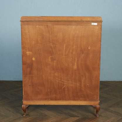 英国クラシック ウォールナット材 ブックケース / 食器棚