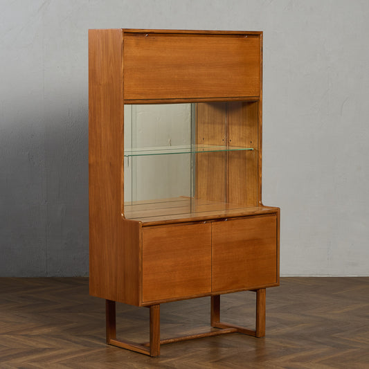 ヴィンテージ ガラスキャビネット