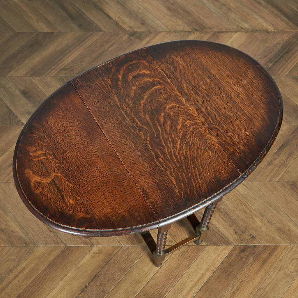 英国クラシック ドロップリーフ ゲートレッグテーブル #83843