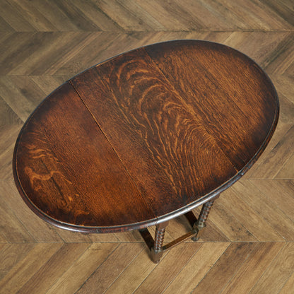 英国クラシック ドロップリーフ ゲートレッグテーブル #83843