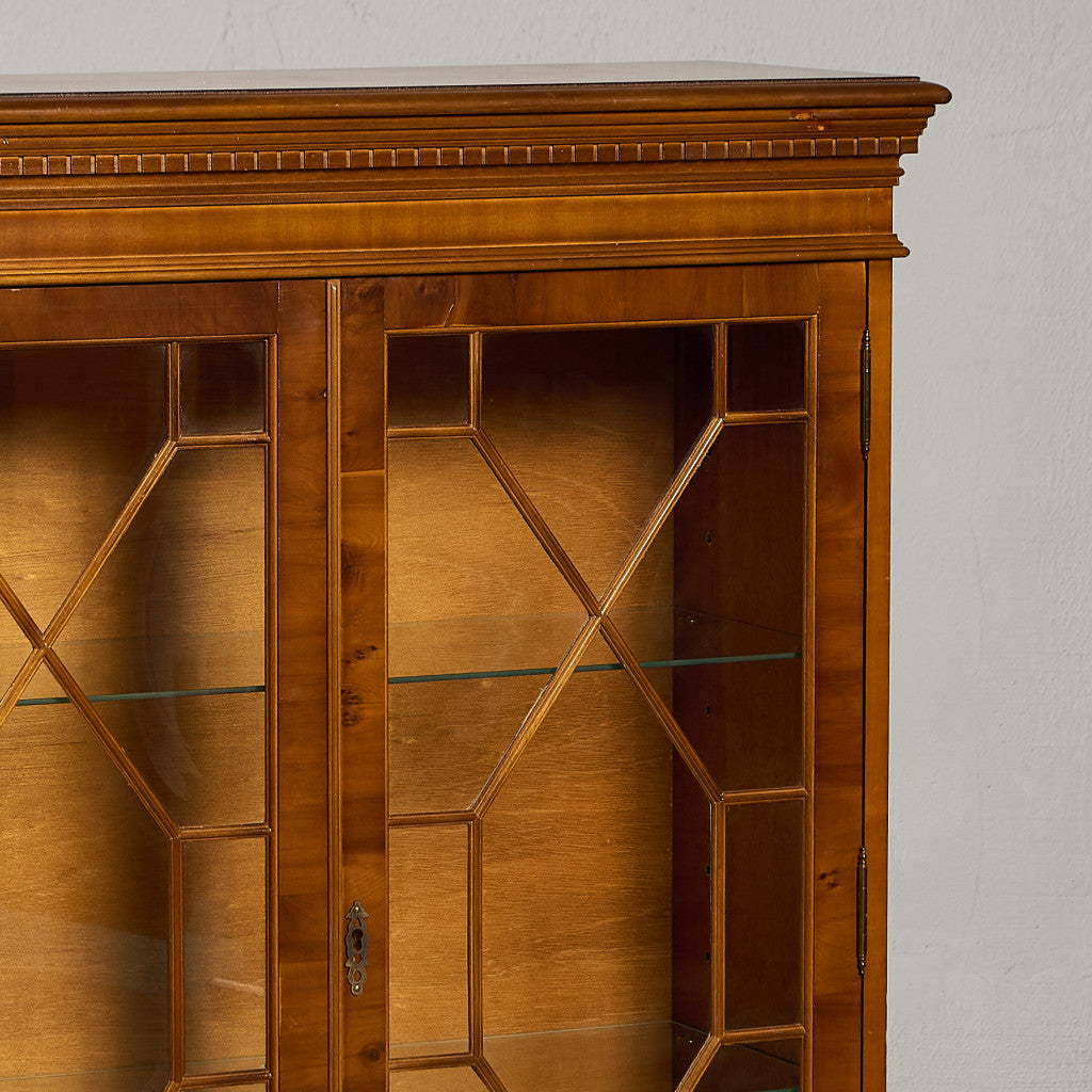 英国 クラシック エドワーディアン ブックケース  食器棚