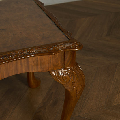 英国 クラシック ガラストップ センターテーブル #86977