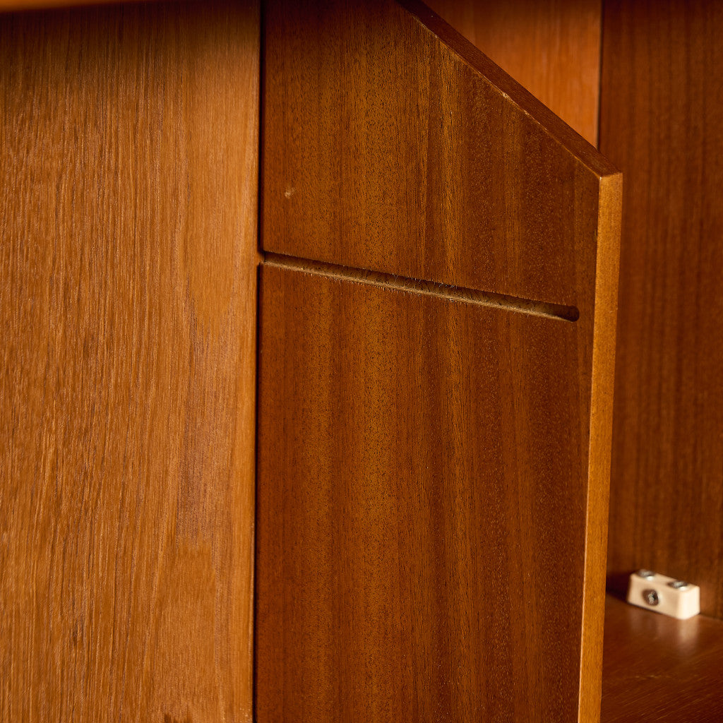 ヴィンテージ ウォールユニット ビューローブックケース