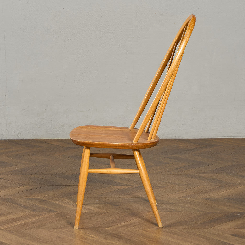 アーコール ERCOL スワンバックチェア ラウンドメタルラベル #97119