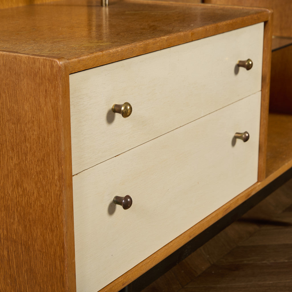 Chinese white ヴィンテージ ドレッシングチェスト 初期ゴールドラベル